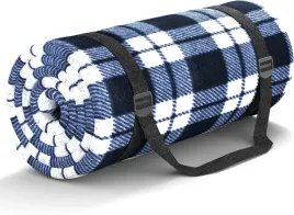 koc-piknikowy-200x200-cm-wodoszczelny-pralny-niebiesko-biala-kratka