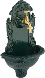 fontanna-scienna-aluminiowa-z-kranem-40cm-zielono-zlota