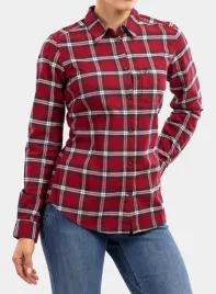 koszula-damska-fjallraven-ovik-flannel-shirt-deep-red-xl