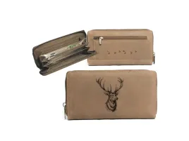 portfel-skora-naturalna-brazowy-glowa-jelenia-iii-kobieta