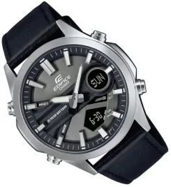 zegarek-meski-casio-analogowo-cyfrowy-sportowy-stalowy-100m-skorzany