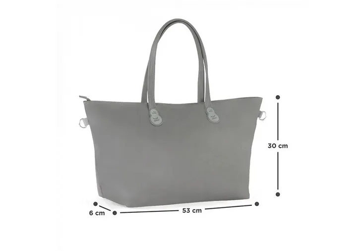 kinderkraft-treasurebag-mommy-bag-z-przewijkiem-nature-vibes-dark-grey-wzor-dominujacy-paski