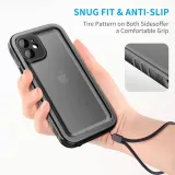 cozycase-etui-wodoodporne-360-do-iphone-12-mini-ip68-pol-matowe-czarne-kolor-czarny