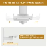 ricoo-2-x-uchwyt-scienny-do-glosnikow-kolor-bialy