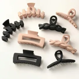 klamra-do-wlosow-zestaw-8-eleganckich-matowych-spinek-w-francuskim-stylu