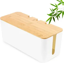 organizer-na-kable-z-drewniana-pokrywa-bialy