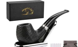 fajka-do-palenia-tytoniu-debowa-drewniana-z-podstawka-zestaw