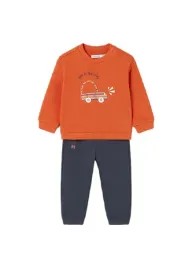 mayoral-dres-dzieciecy-pomaranczowy-bawelna-rozmiar-80