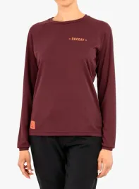 bluza-rowerowa-damska-rocday-patrol-burgundy-xs