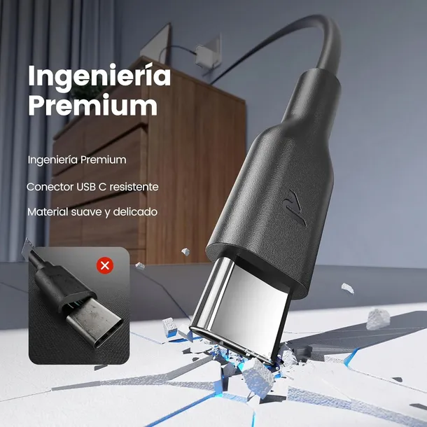 rampow-rag01-2x-kabel-usb-c-usb-c-2x-kabel-usb-usb-c-60w-czarny-4szt-dlugosc-przewodu-1-m