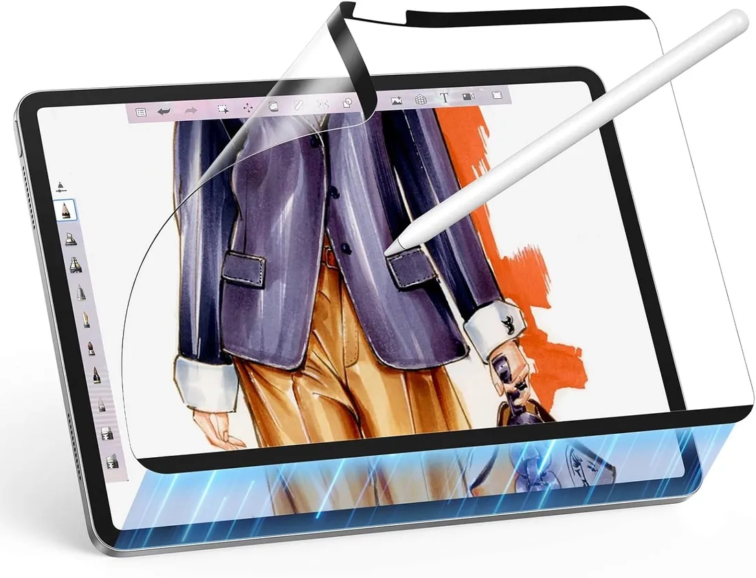 esr-paper-feel-magnetic-screen-protector-folia-do-rysowania-ipad-pro-11-m4-waga-z-opakowaniem-0-1-kg