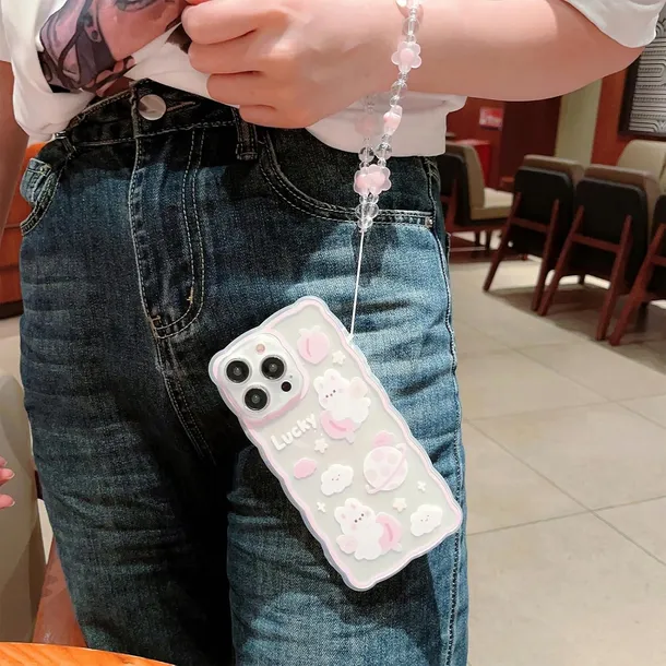 hzlfczl-etui-silikonowe-do-iphone-16-bezbarwno-rozowe-zawieszka-dudu-bubu-material-tworzywo-sztuczne