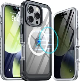 etui-antshare-iphone-16-pro-magsafe-2x-szklo-hd-i-prywatnosc-360