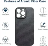 sisyphy-etui-do-iphone-15-pro-max-pancerne-wlokno-aramidowe-czarne-carbon-funkcje-antyposlizgowa-struktura