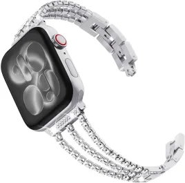 kades-bransoleta-z-diamentami-apple-watch-se3-9-8-7-6-5-4-38-40-41-srebrna
