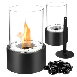 biokominek-wolnostojacy-bezdymny-do-domu-na-taras-ogrodowy-z-kamieniami