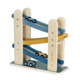 petiteandmars-drewniana-zabawka-zjezdzalnia-tor-milky-way-wood-of-mars-blue