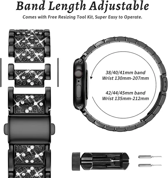 wutwuk-bransoleta-z-diamentami-apple-watch-se-9-8-7-6-5-42-44-45-49-czarna-material-stal