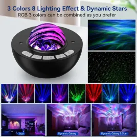 vogherb-hmt-d18-lampka-projektor-led-glosnik-bluetooth-bialy-szum-pilot