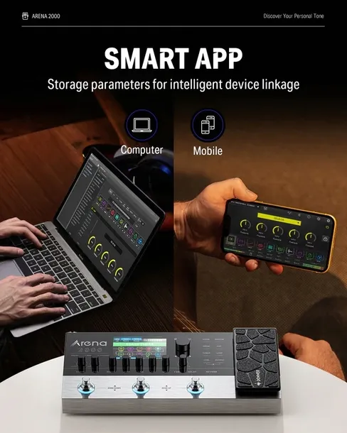 donner-arena2000-multiefekt-procesor-gitarowy-waga-z-opakowaniem-2-kg-model-arena2000