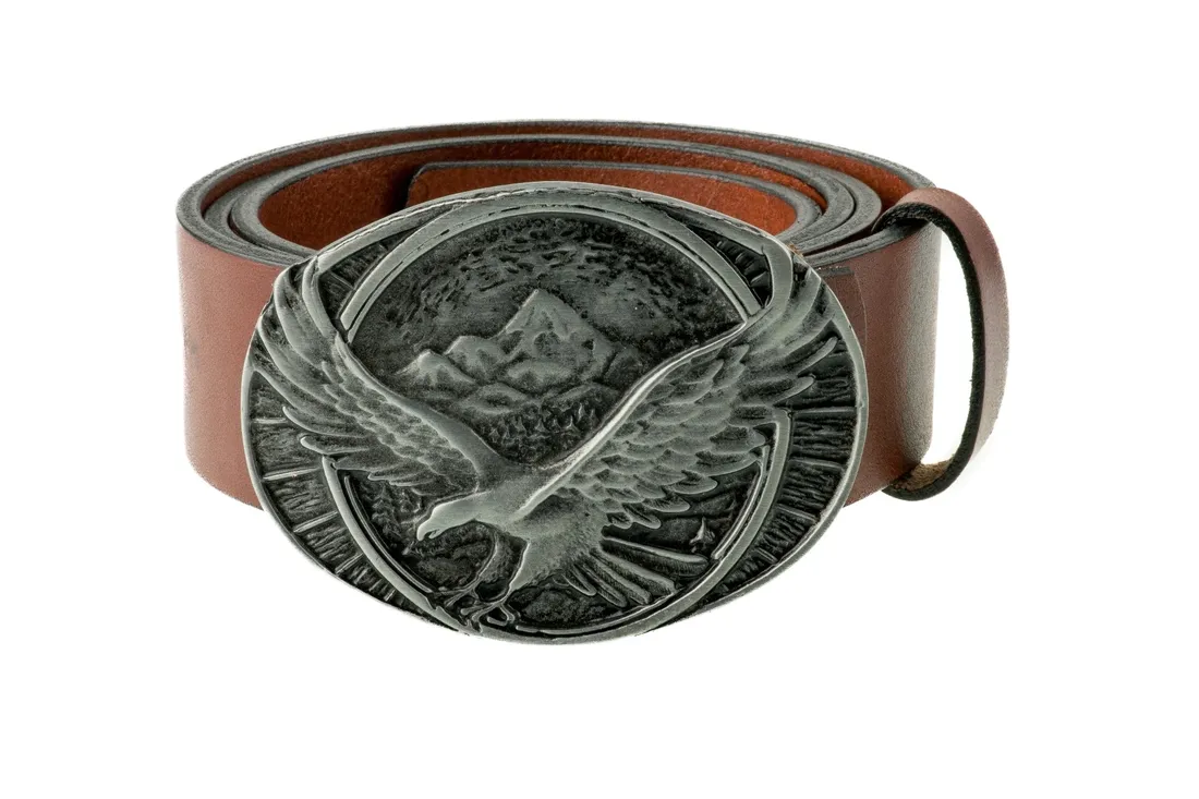pasek-skorzany-bor-hunter-elegance-mountain-eagle-silver-120