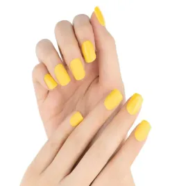 paznokcie-press-on-nails-tipsy-72-jasny-zolty-polysk-kwadrat
