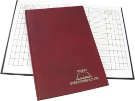 ksiega-ksiazka-korespondencyjna-a4-300-kart-bordo