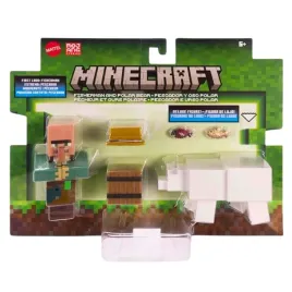 mattel-minecraft-figurki-podstawowe-zestaw-2-figurek-fisherman-polar-bear
