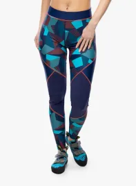 legginsy-wspinaczkowe-la-sportiva-dimension-tights-deep-sea-cherry-tomato