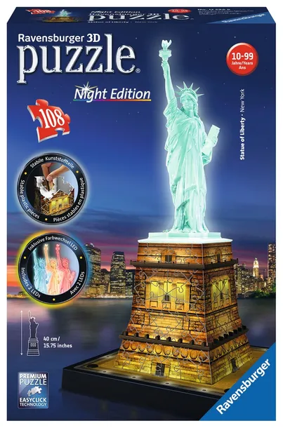 puzzle-3d-statua-wolnosci-noca-108-el-ravensburger-liczba-elementow-108