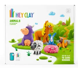hey-clay-hcl15012-masa-plastyczna-zwierzeta-15-puszek