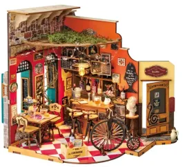 skladany-drewniany-domek-puzzle-3d-diy-rolife-dg173-bar-restauracja