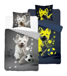 komplet-poscieli-detexpol-160x200-cm-szary-swiecacy-w-ciemnosci