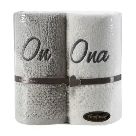 komplet-recznikow-2cz-on-ona-krem-srebr-eurofirany