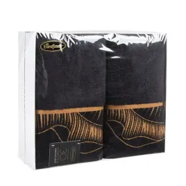 komplet-recznikow-2szt-czarny-zloty