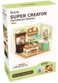 robotime-model-do-zlozenia-3d-wiejska-kuchnia-dw024