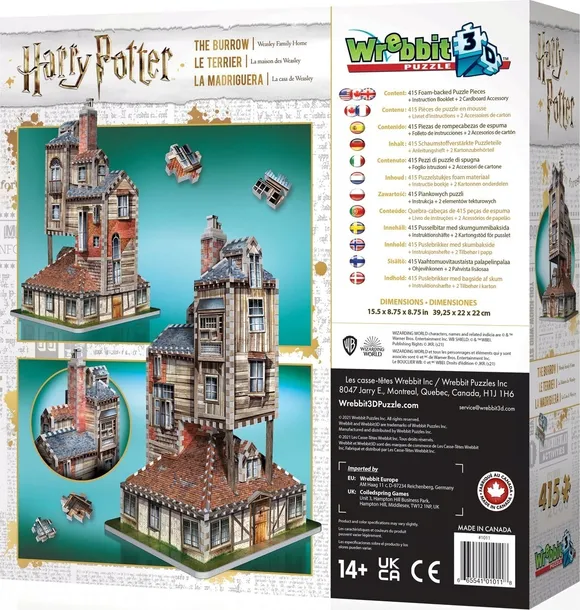 wrebbit-puzzle-3d-harry-potter-dom-weasleyow-01011-liczba-elementow-0
