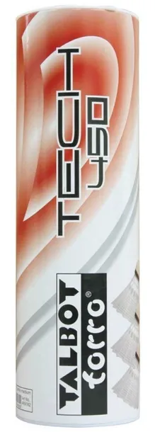 lotki-do-badmintona-nylonowe-biale-wytrzymale-talbot-torro-fast-6-szt-waga-z-opakowaniem-0-1-kg