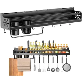 polka-kuchenna-wiszaca-organizer-nascienny-kuchenny-na-sciane-czarna-60cm