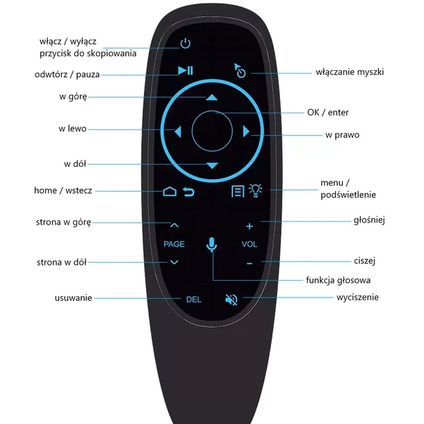 pilot-smart-air-mouse-voice-g10-g10s-tv-pc-usb-kolor-czarny