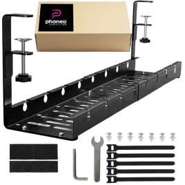 organizer-kabli-phoneo-pod-biurko-blat-regulowana-polka-na-kable-aluminiowy