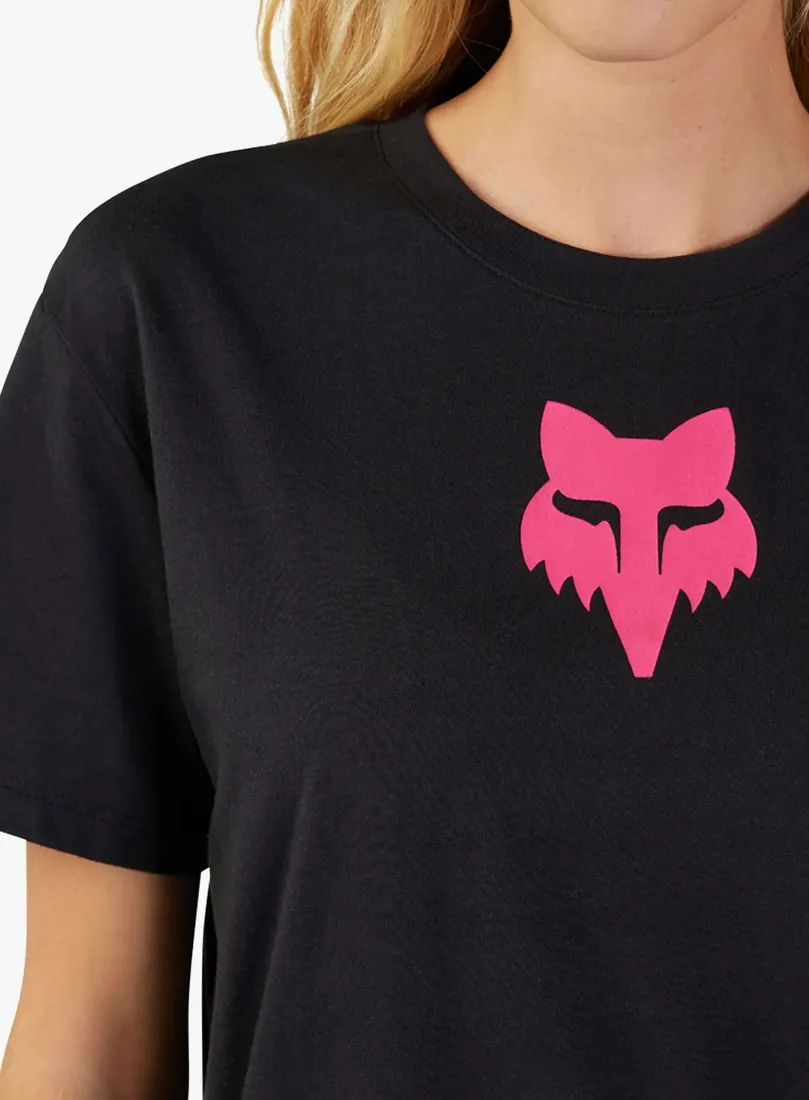 koszulka-damska-fox-head-basic-tee-black-pink-xs