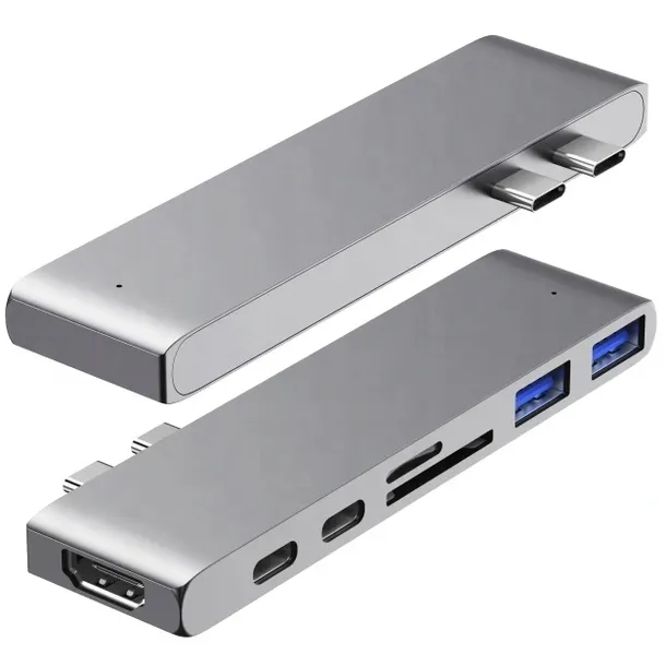 adapter-hub-7w1-usb-c-hdmi-4k-do-macbook-pro-air-waga-z-opakowaniem-0-05-kg-typ-portow-usb-c