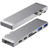 adapter-hub-7w1-usb-c-hdmi-4k-do-macbook-pro-air-waga-z-opakowaniem-0-05-kg-typ-portow-usb-c