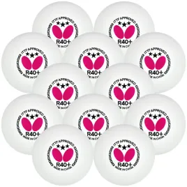 pileczki-butterfly-r40-three-star-bialy