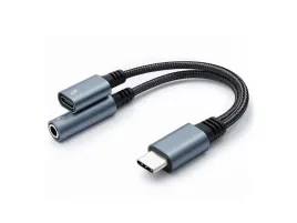 adapter-wtyk-usb-c-gniazdo-jack-3-5mm-4pin-gniazdo-usb-c-pd-x1szt