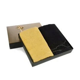 komplet-recznikow-2szt-stalowy-musztardowy