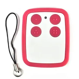 pilot-techtell-433-mhz-4-kanalowy-4w1-rozowy-uniwersalny-do-bramy