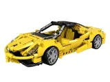 klocki-open-bricks-sports-car-yellow