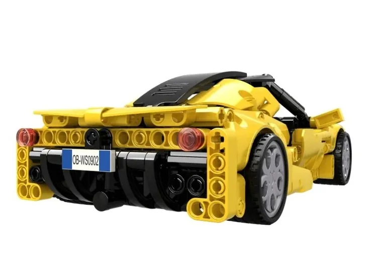 klocki-open-bricks-sports-car-yellow